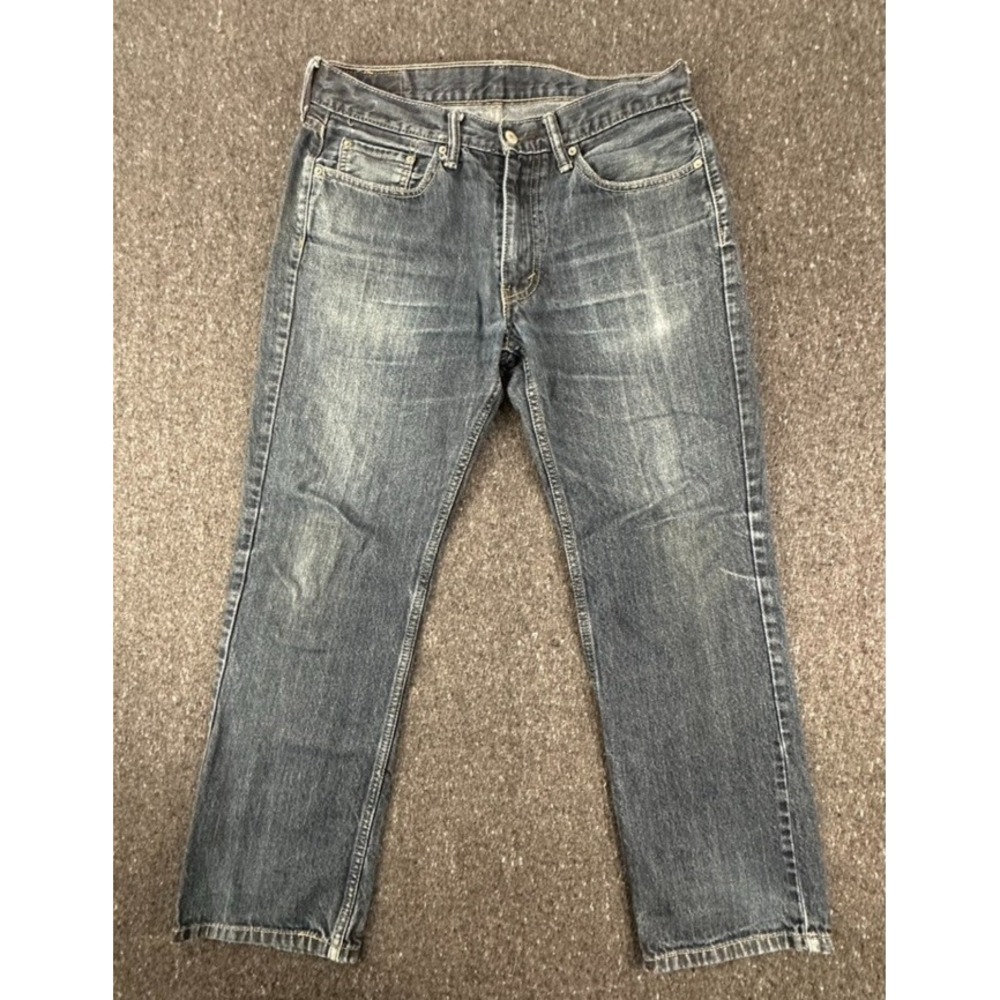 Levi's 514 Men's Jean 33x30 Blue Medium Wash Denim Cotton demin casual pants